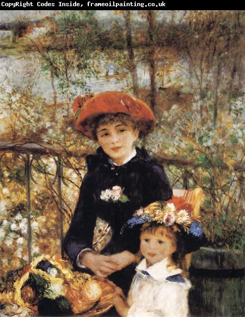 Pierre-Auguste Renoir On the Terrace